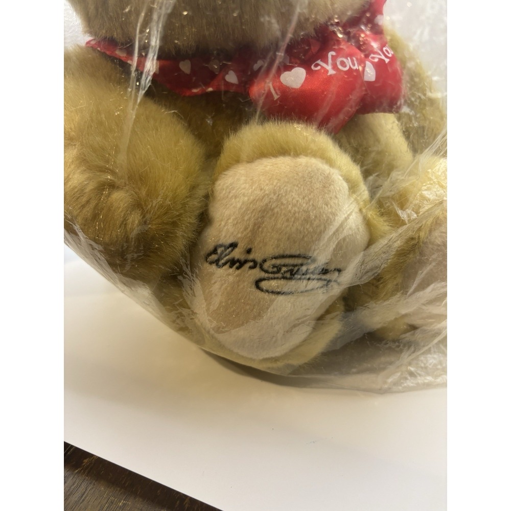 NEW IN BAG Elvis Presley INC Musical Bear Stuffed Plush Plays All Shook Up - Picture 2 of 10